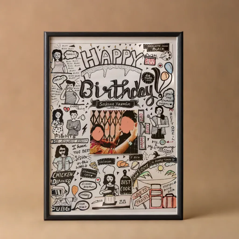 Doodle Frame: Hand-Drawn Memories